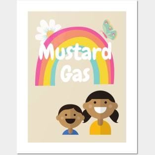 Mustard Gas Cute Kids Posters and Art